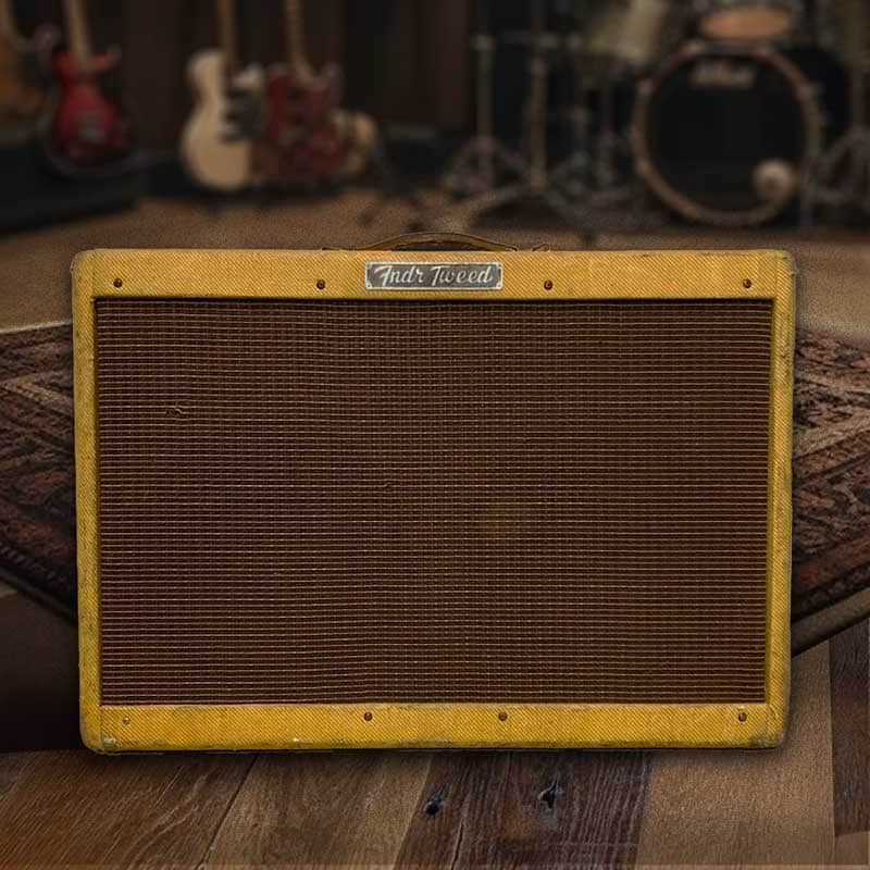 ToneX tones with presets based on a 1959 Fender High Power Twin amplifier